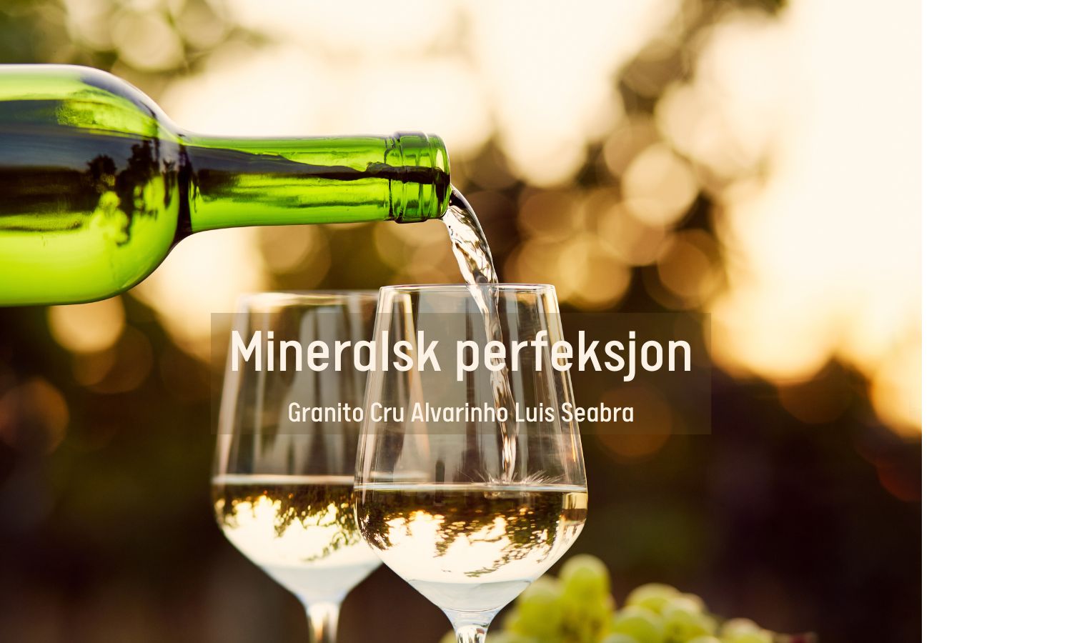 Mineralsk Perfeksjon - Granito Cru Alvarinho
